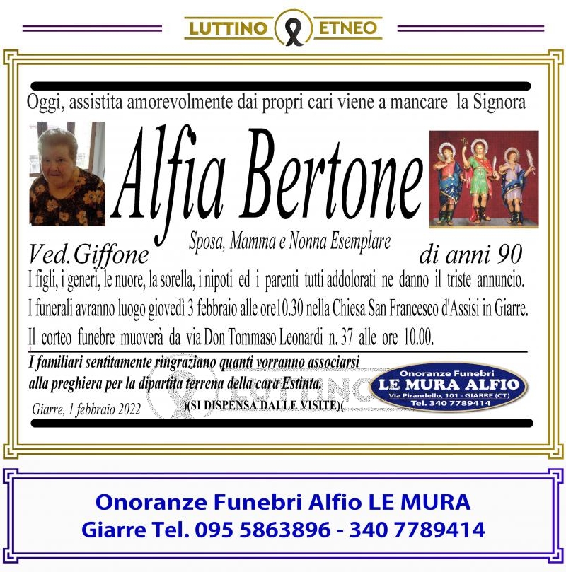 Alfia  Bertone 